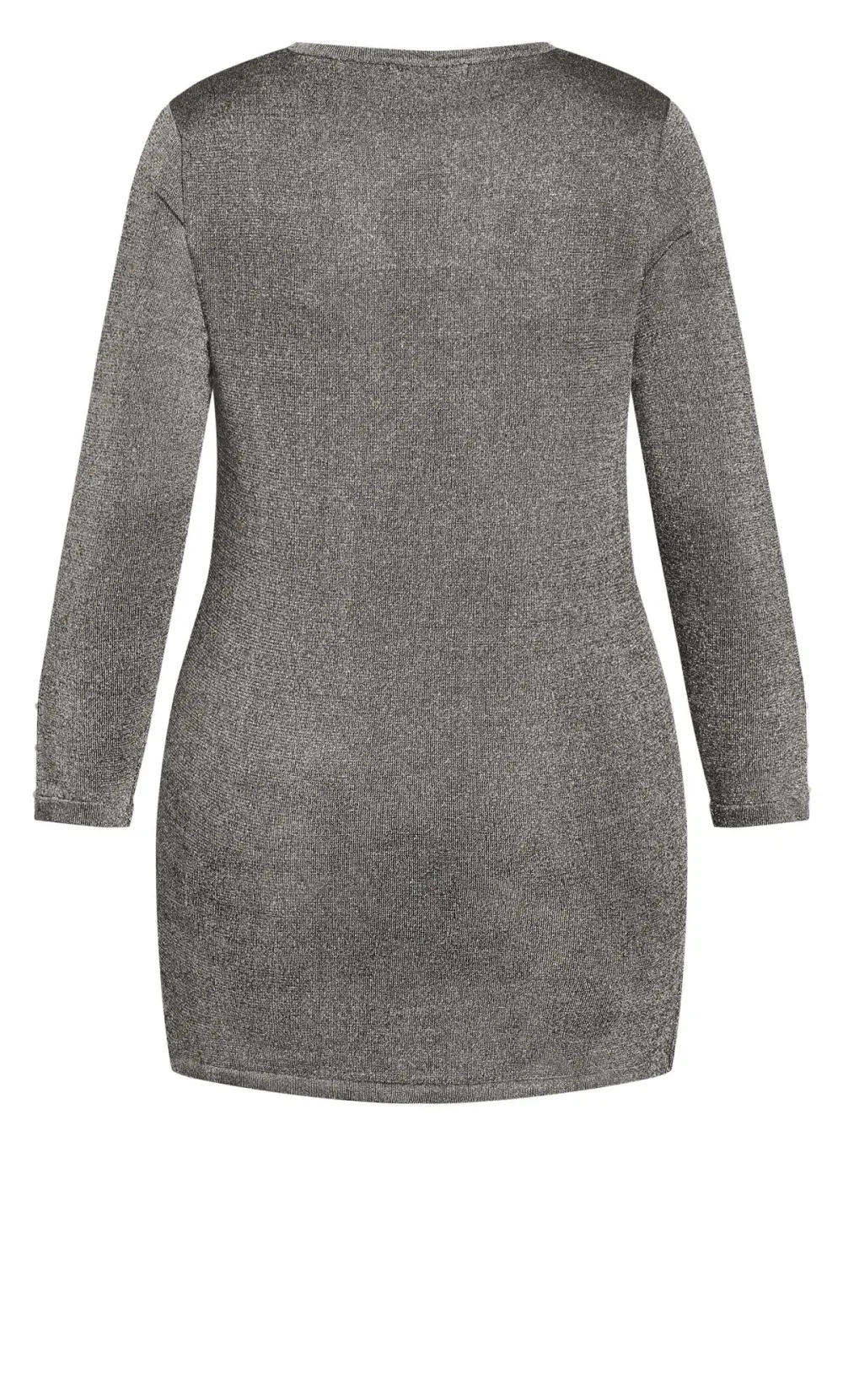 Evans Grey Glitter Detail Jumper