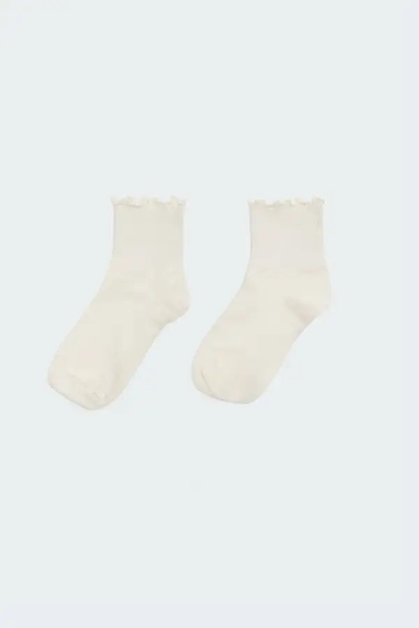 Frilled Hem Socks
