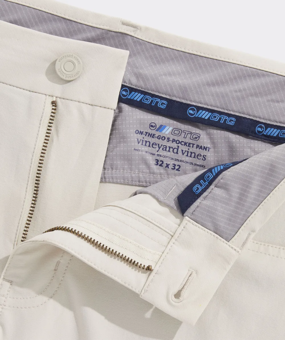 On-The-Go Canvas 5-Pocket Pants