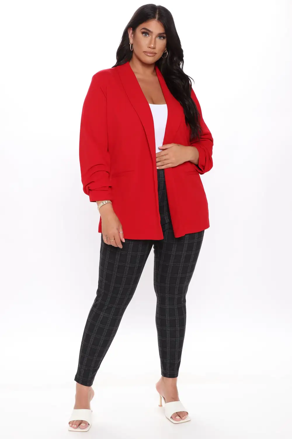 The Celine Blazer - Red