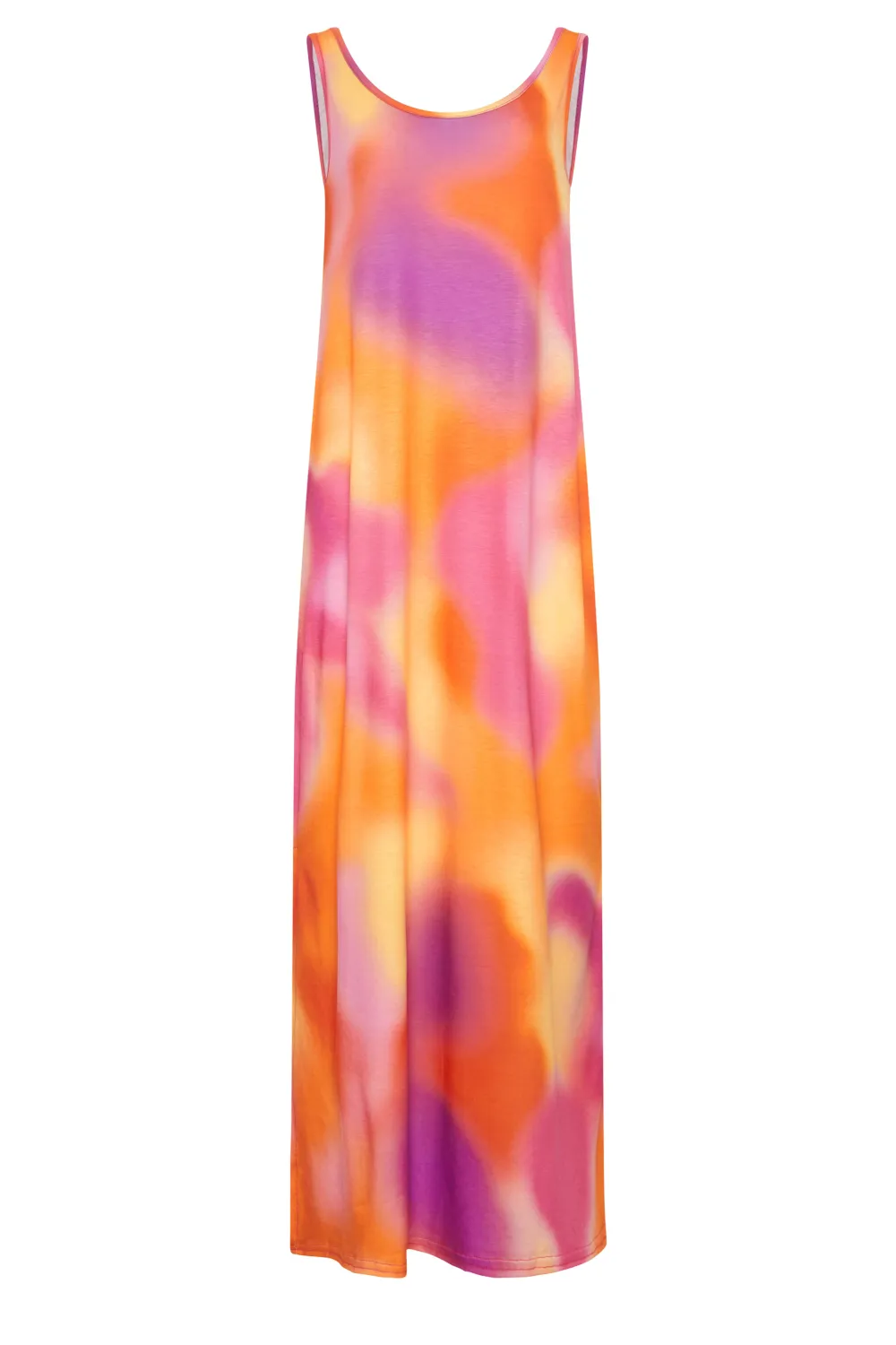 LTS Tall Orange Tie Dye Midi Dress