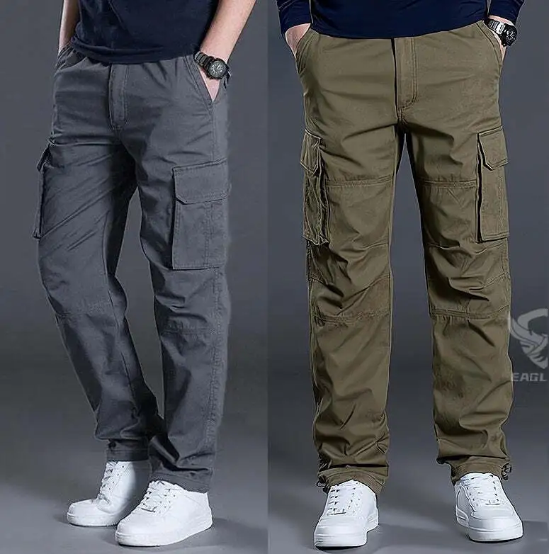 MEN SUMMER CARGO TROUSERS (PACK OF 2).