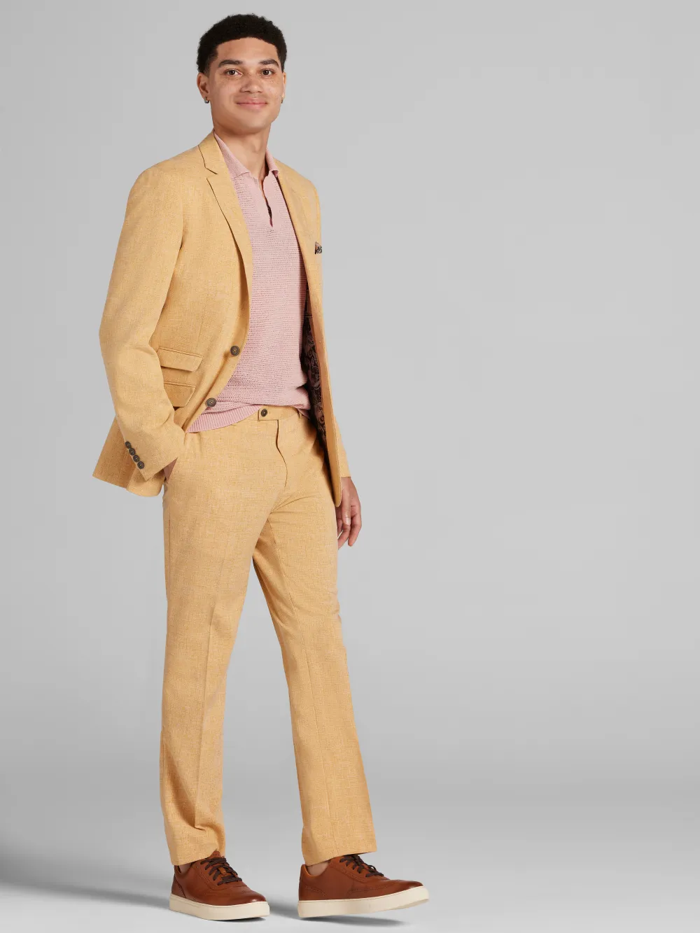 Paisley &Amp; Gray Slim Fit Suit Jacket