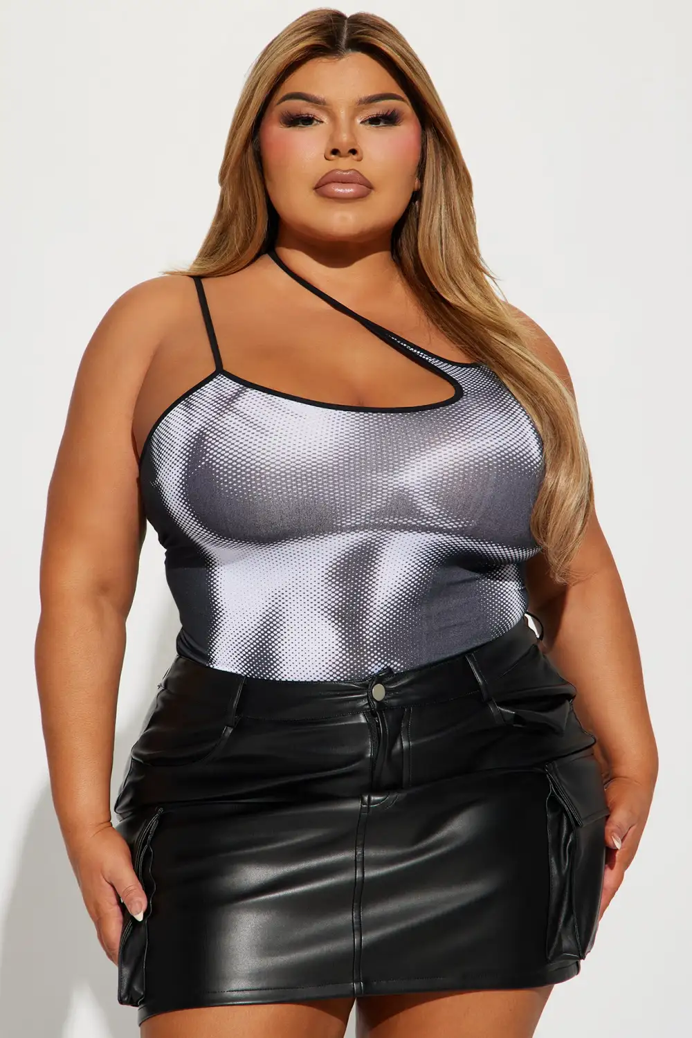 Tempted To Touch Bodysuit - Black/combo