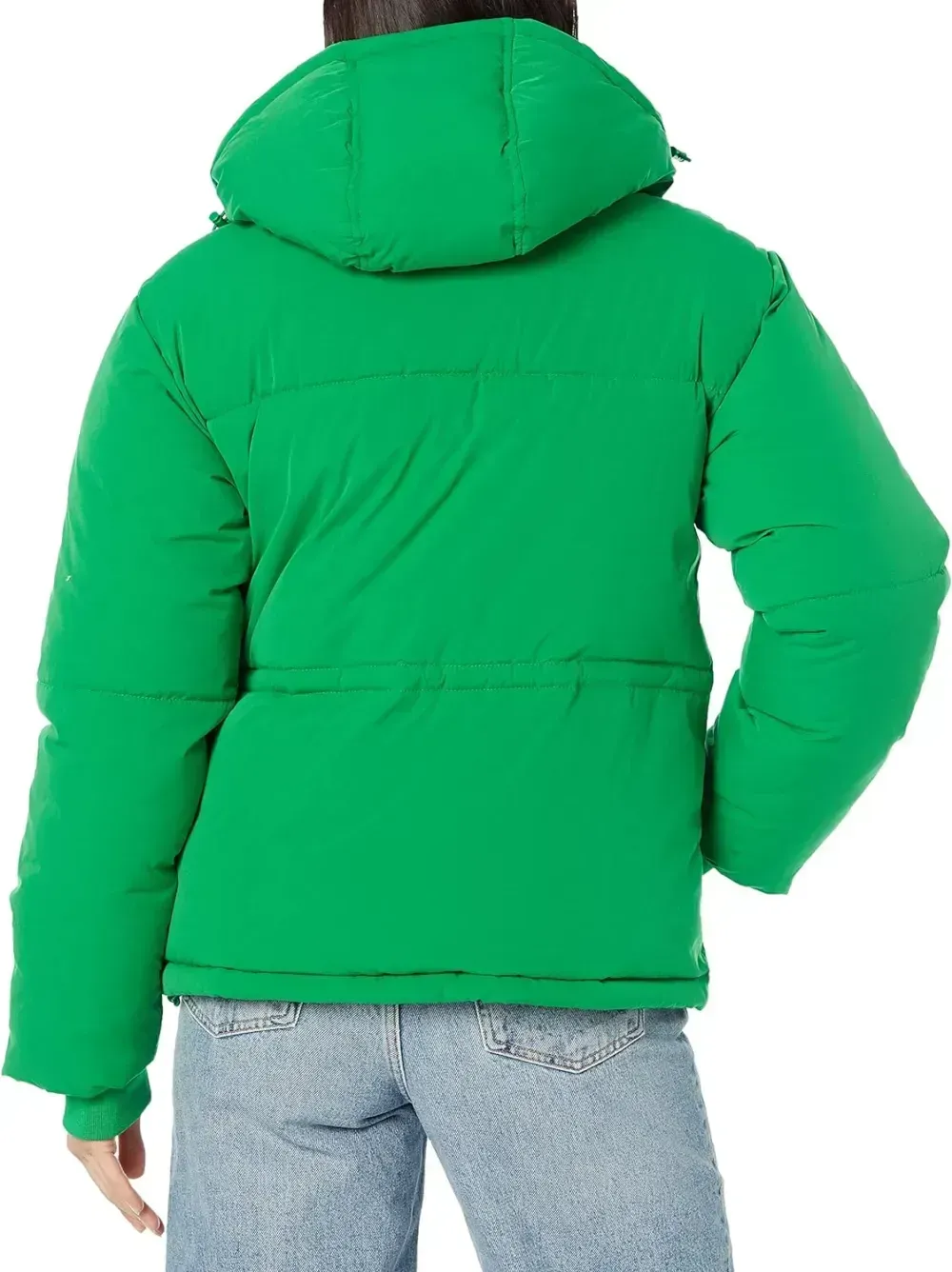 Women's Short Waisted Puffer Jacket (Available in Plus Size)