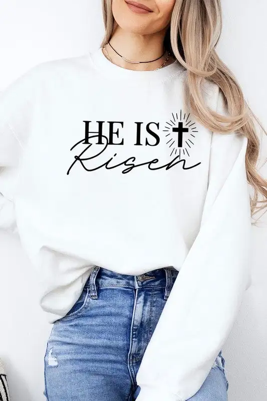 Easy Wear Soft Graphic Pullover Sweatshirt