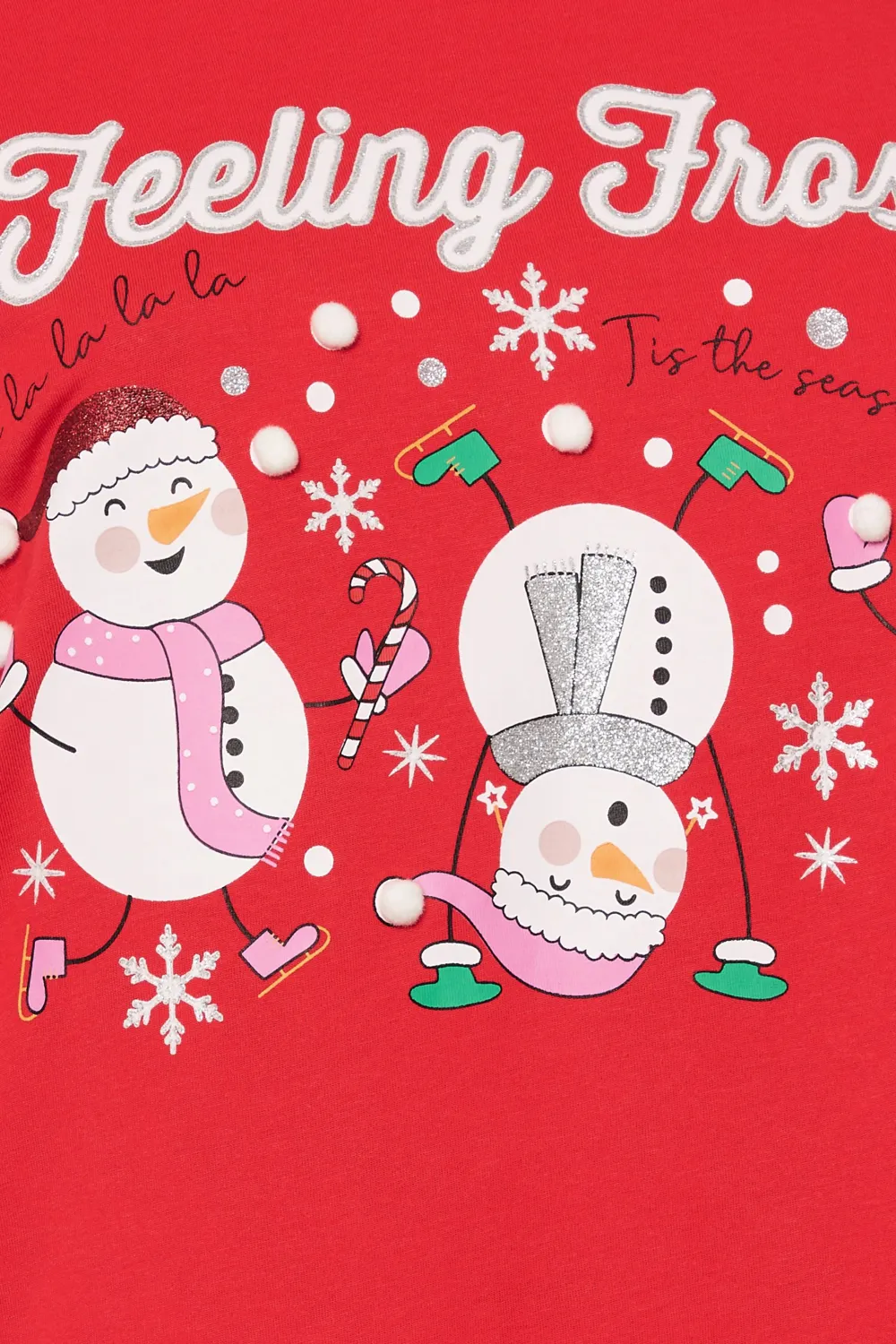 YOURS Curve Black 'Meowy Christmas' Slogan T-Shirt