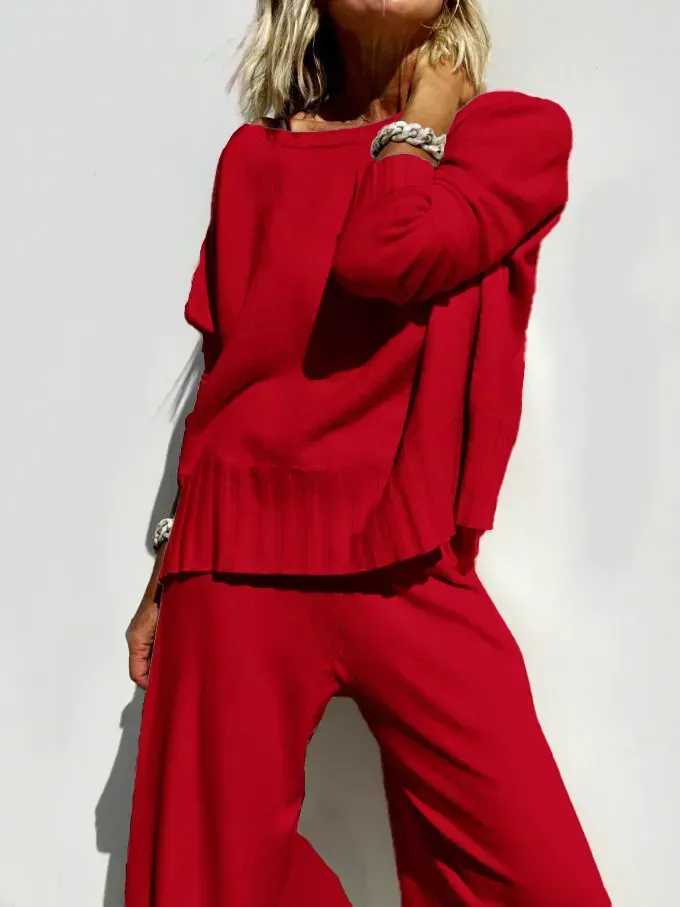 Casual Sweater Suit (Other colors are sold out and being restocked)