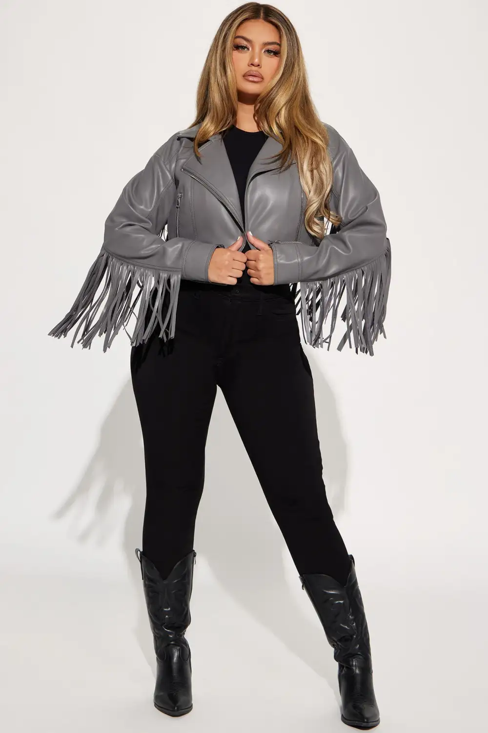 Swing My Way Jacket - Grey