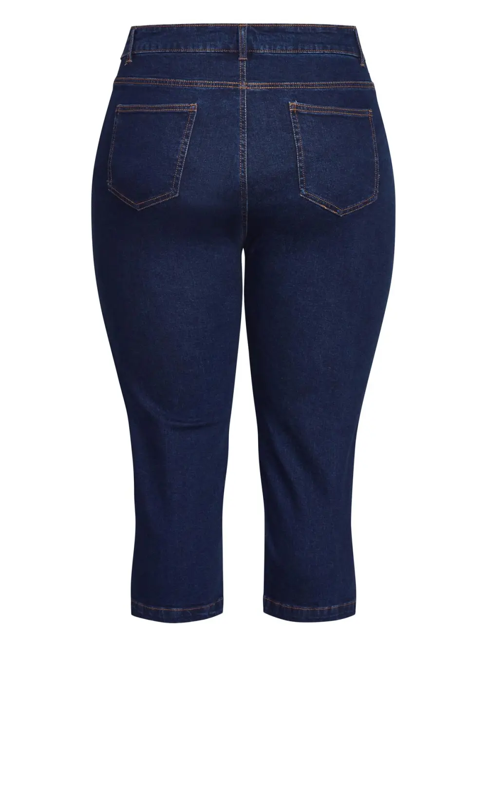 Evans Blue Dark Wash Cropped Jeans