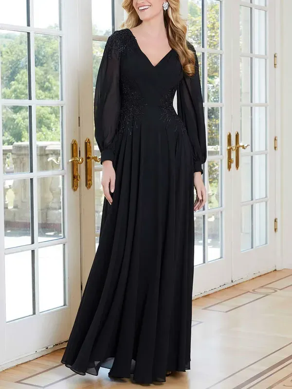 chiffon comfortable temperament party ladies dress