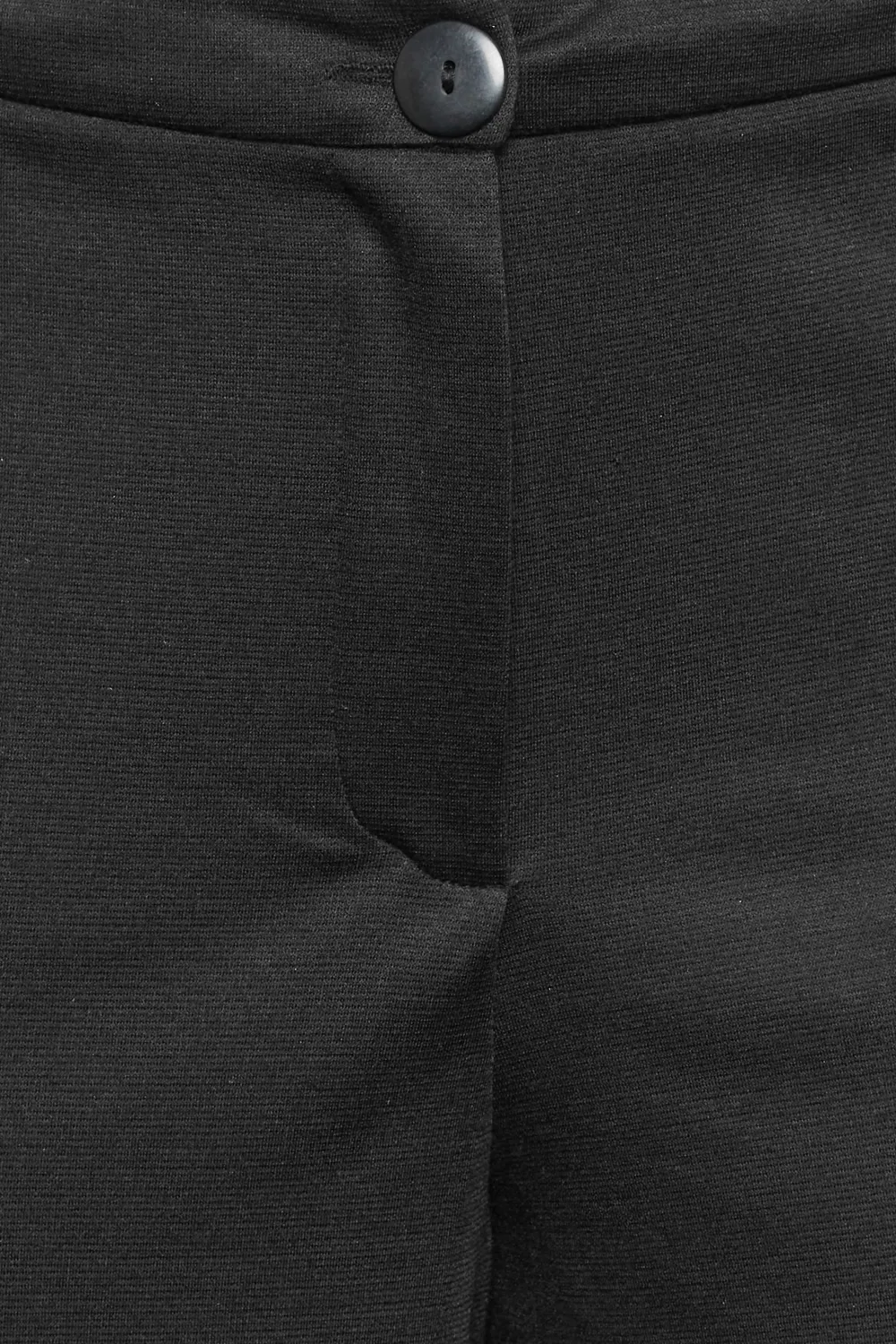 YOURS Curve Black Wide Leg Button Up Trousers