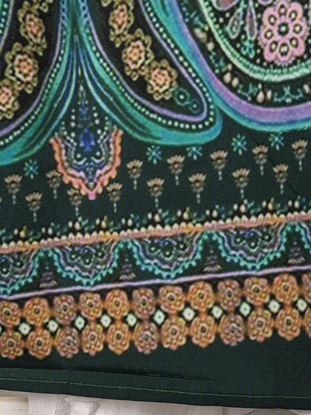 Plus Size Abstract Casual Long Sleeve Cardigan