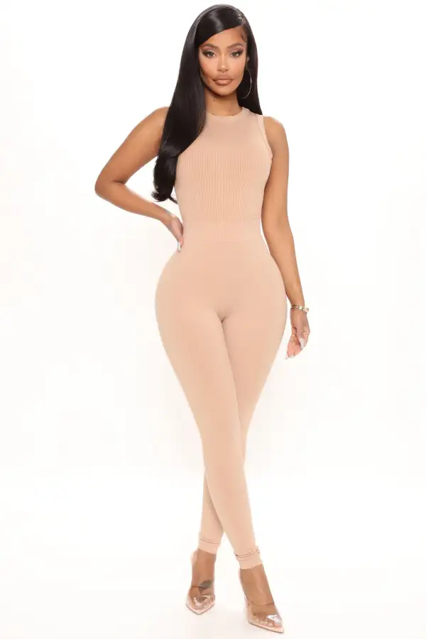 Summer Snatched Bodysuit - Beige