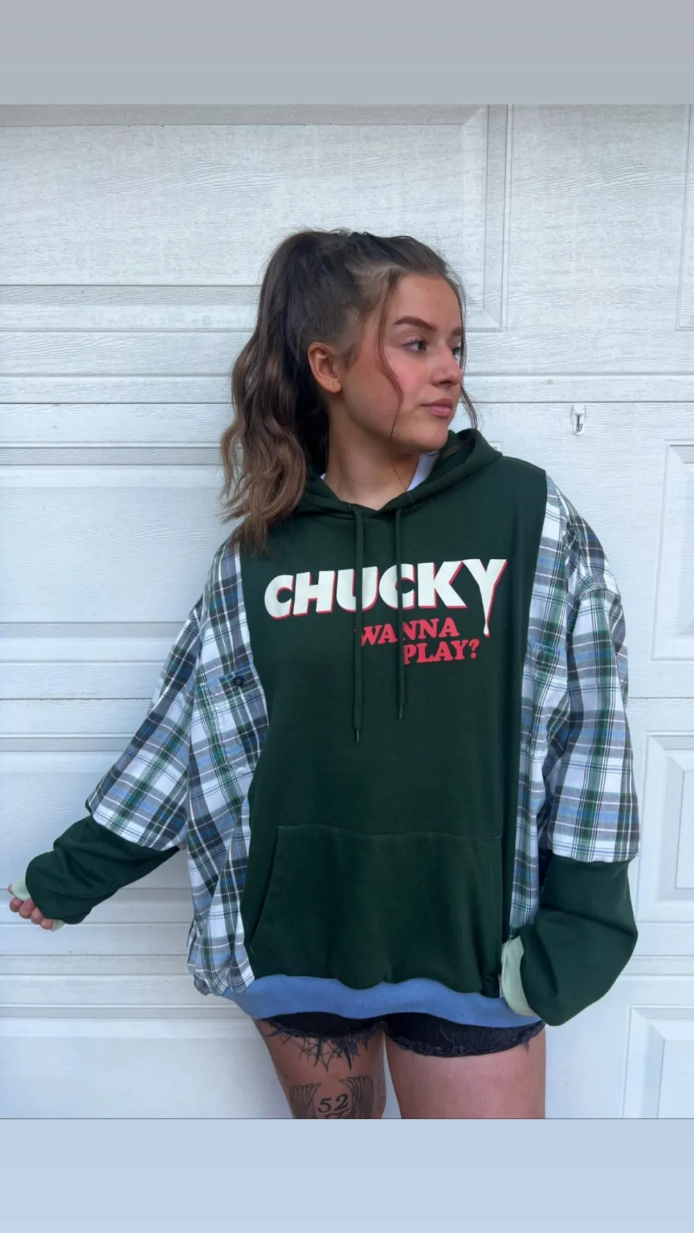 Green hoodie sweatshirts how perfect and cozy piece for your Halloween day