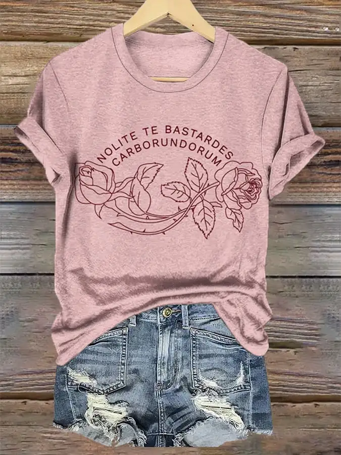 Women's Nolite Te Bastardes Carborundorum Casual Tee