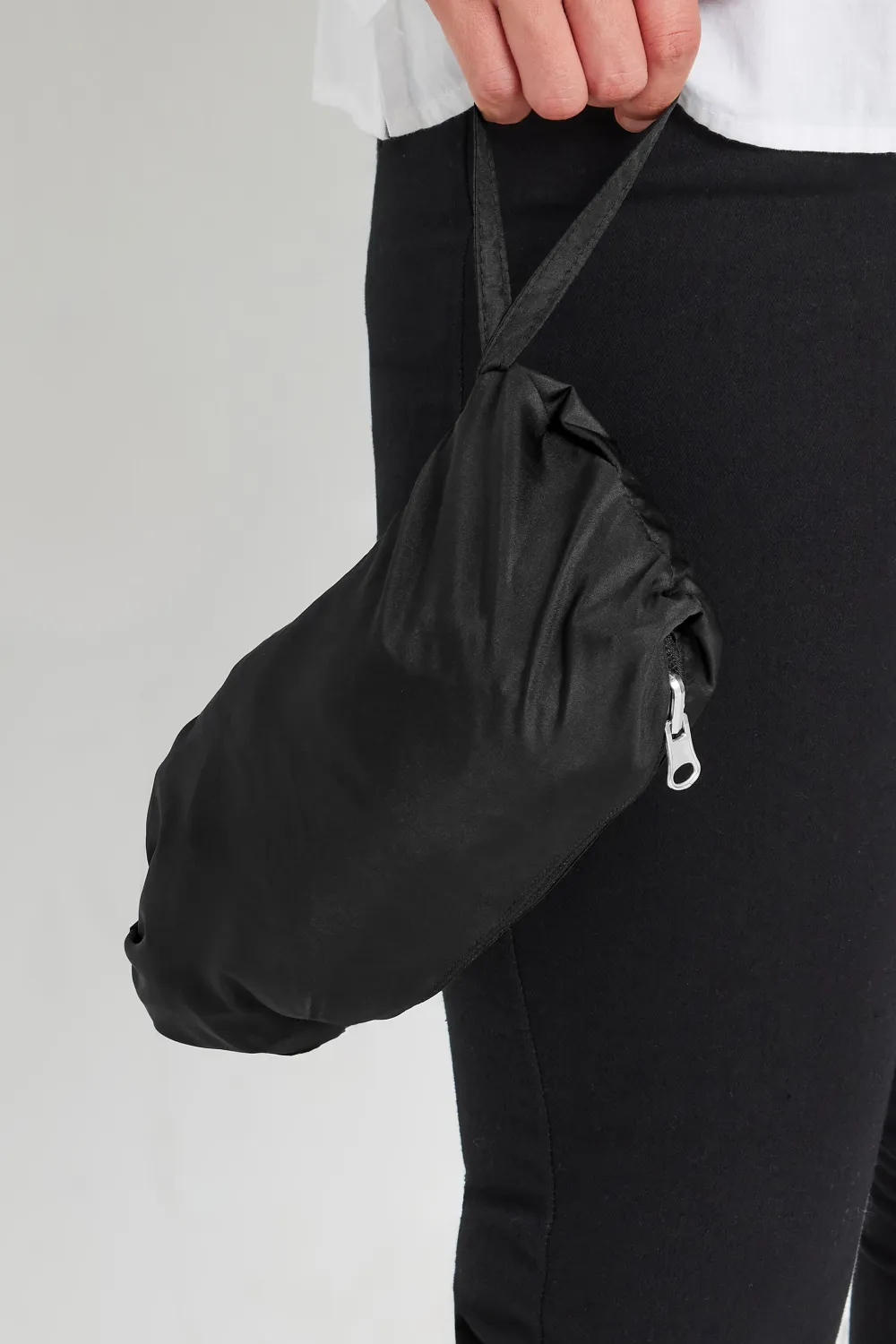 LTS Tall Black Dalmatian Print Pocket Parka