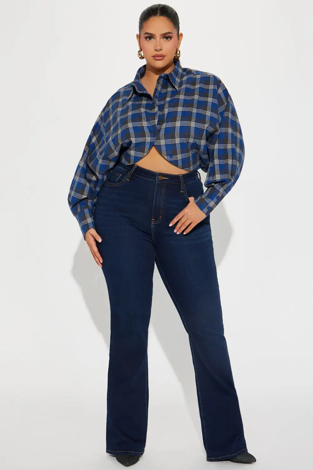 Clarity Mind Plaid Shirt - Blue/combo