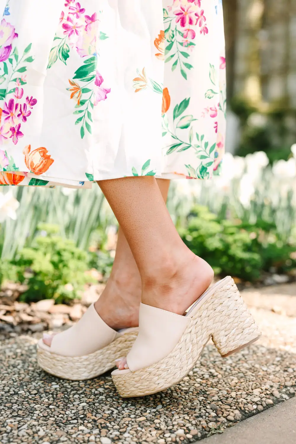Explore Paradise Natural Espadrille Heels