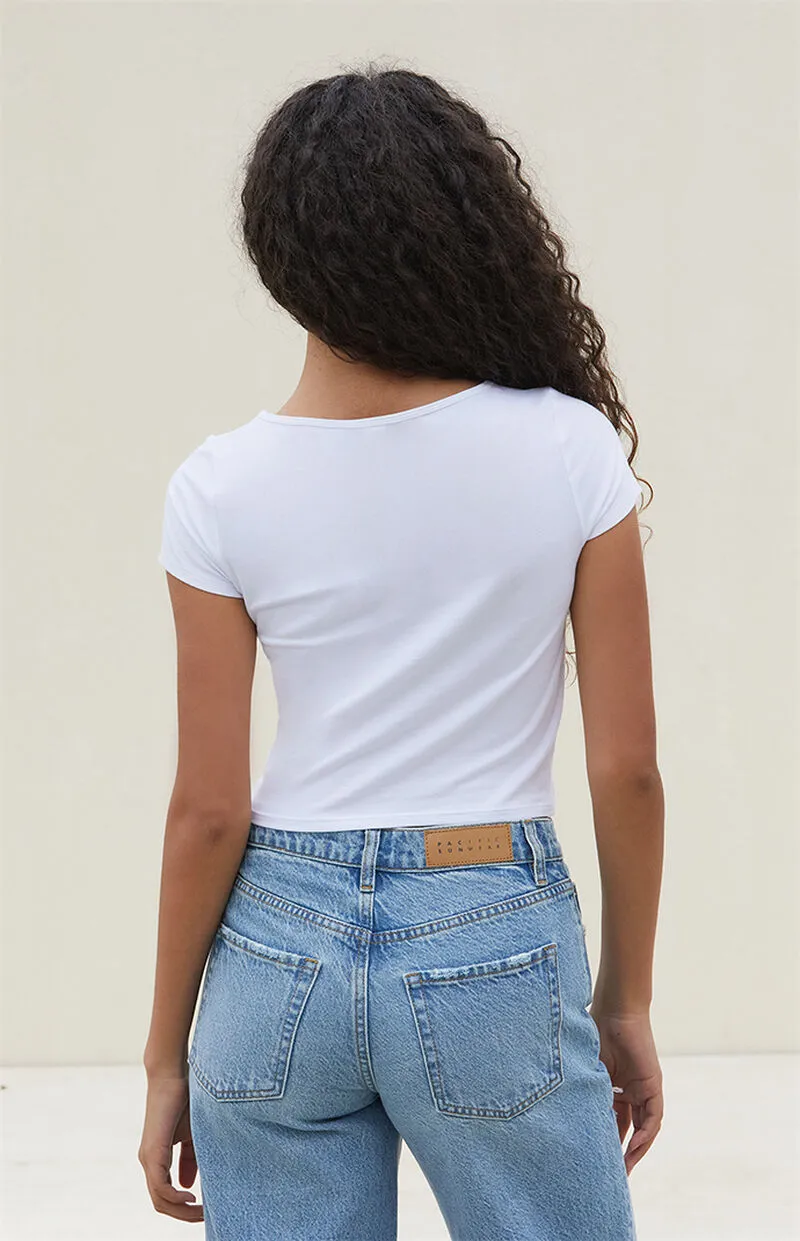 Est. PAC 1980 Sculpting Notched T-Shirt