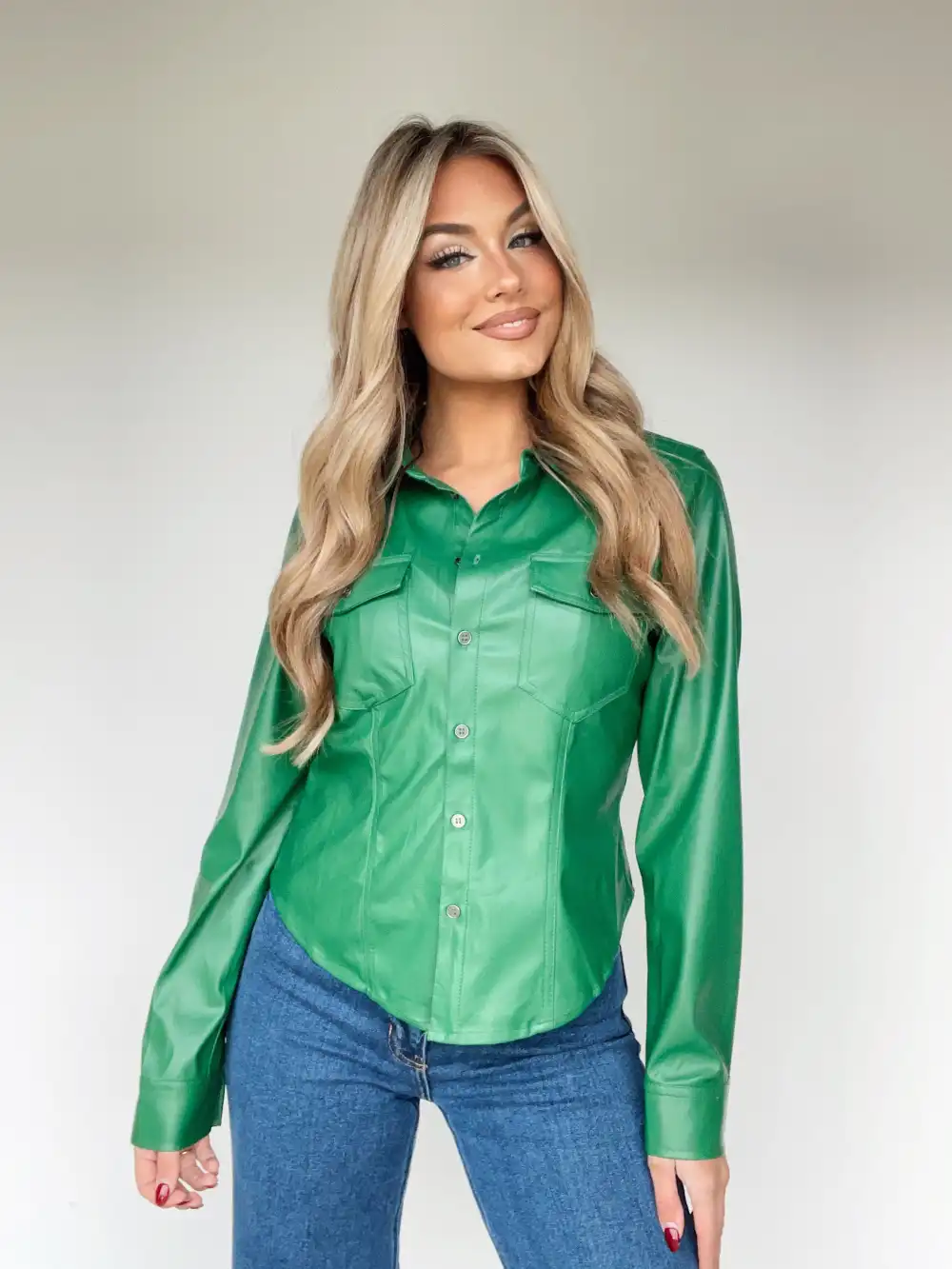 Sleek Button Down Top