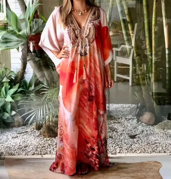 The Peachy Vibes Coco Bella Kaftan 12-20