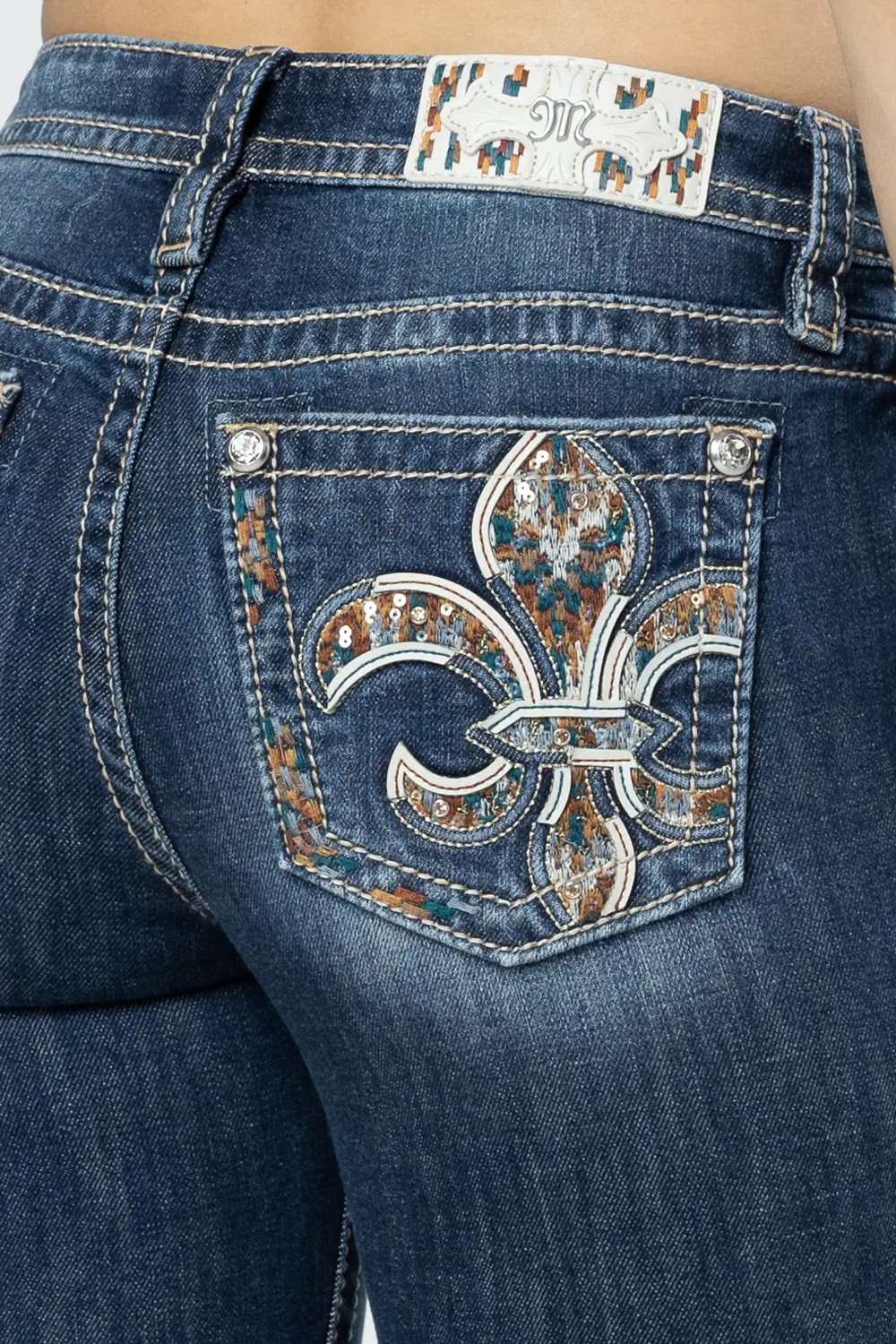 Autumn Mosaic Fleur Bootcut Jeans