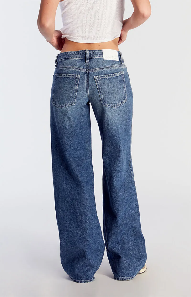 PacSun Casey Low Rise Baggy Jeans Medium Indigo