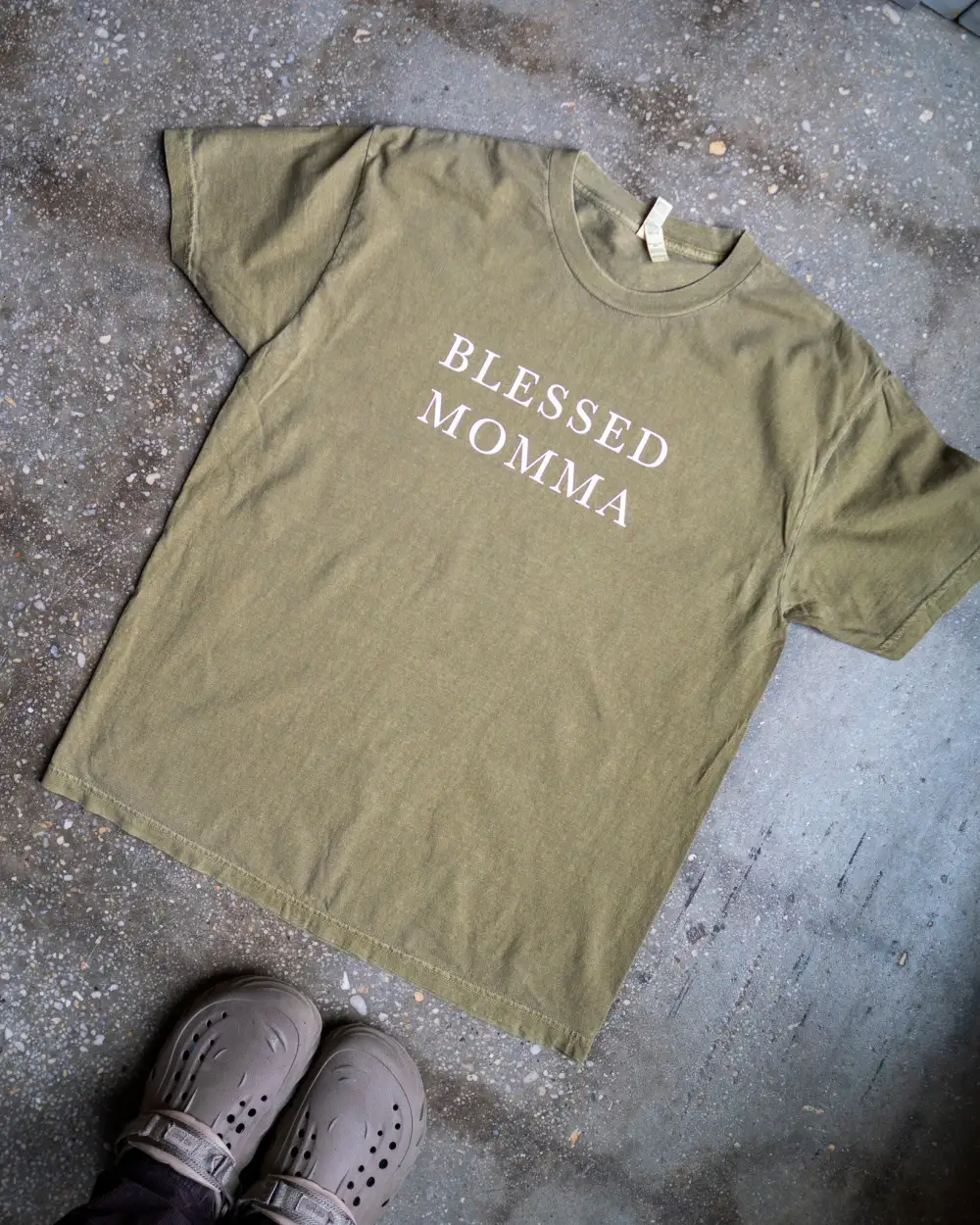 Blessed Momma Adult Box T-Shirt