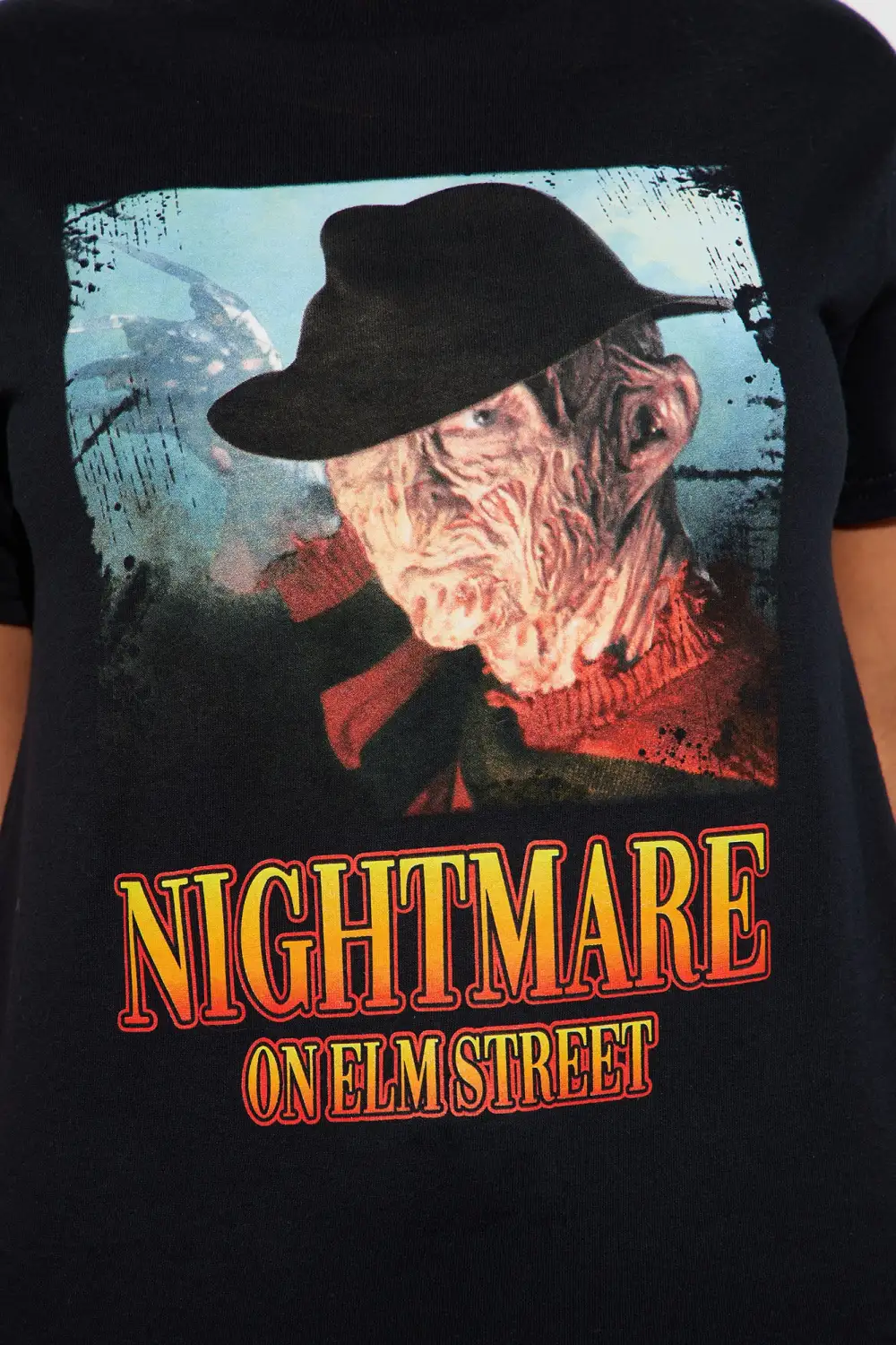 Nightmare On Elm Street Graphic Tshirt - Black