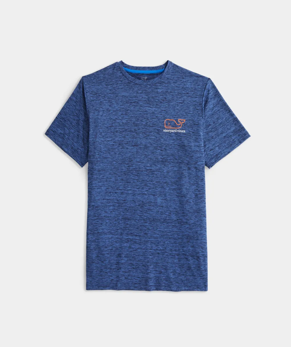 Whale Logo Short-Sleeve Harbor Performance Tee