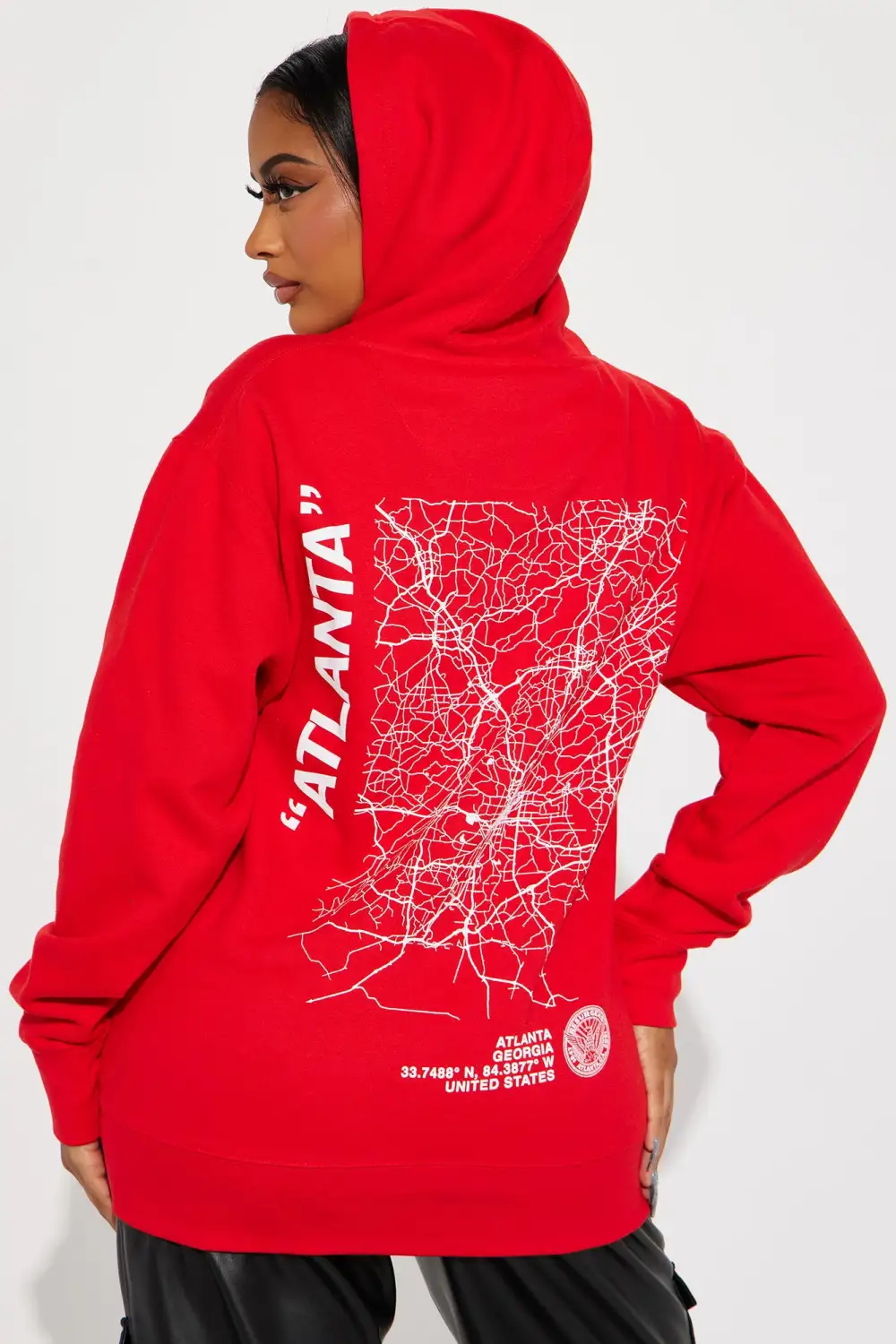 Destination Atlanta Hoodie - Red