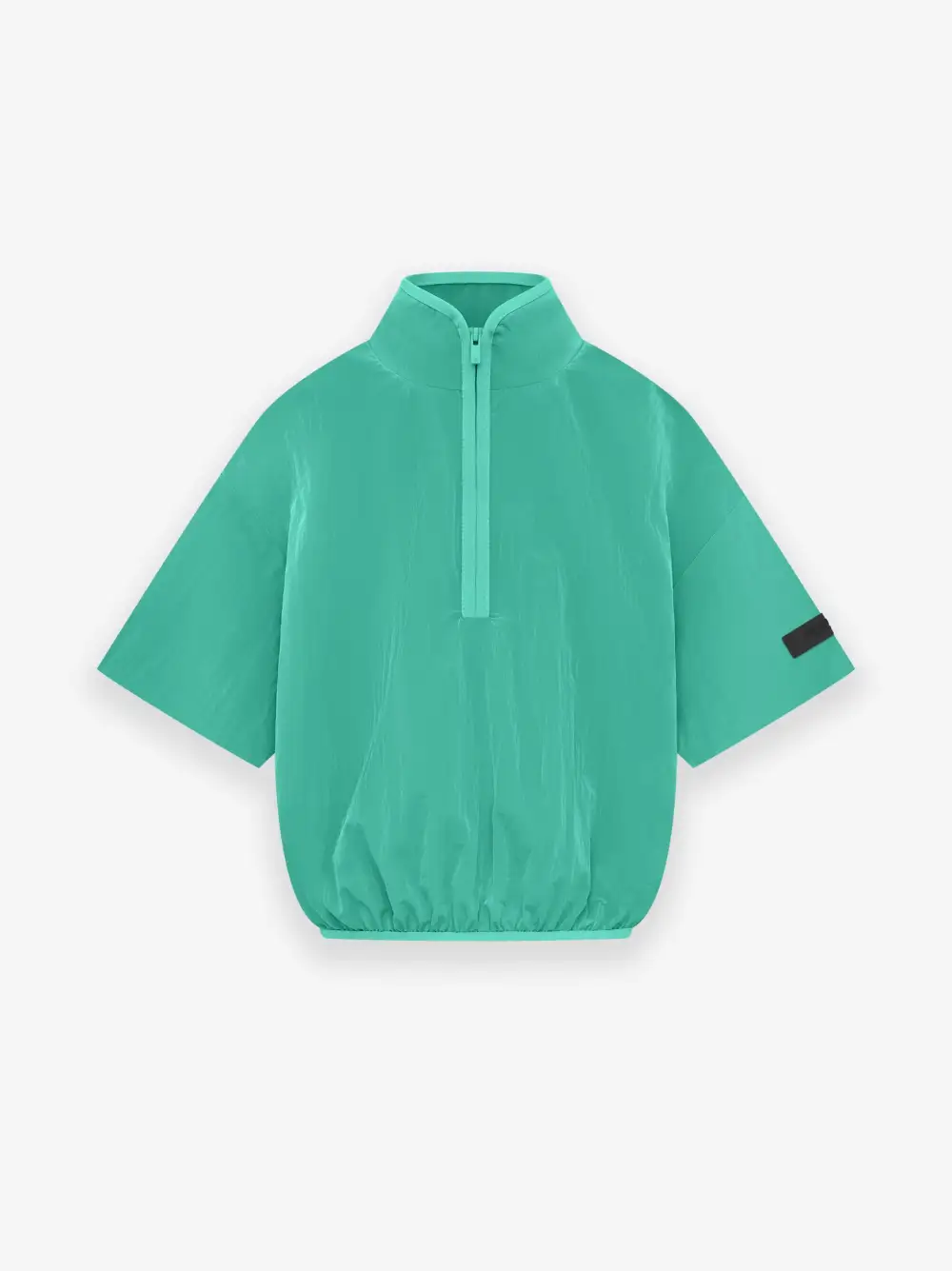 Kids Crinkle Nylon Halfzip SS Shirt