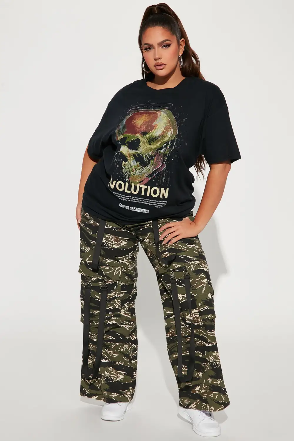 Evolution Graphic T-Shirt - Black