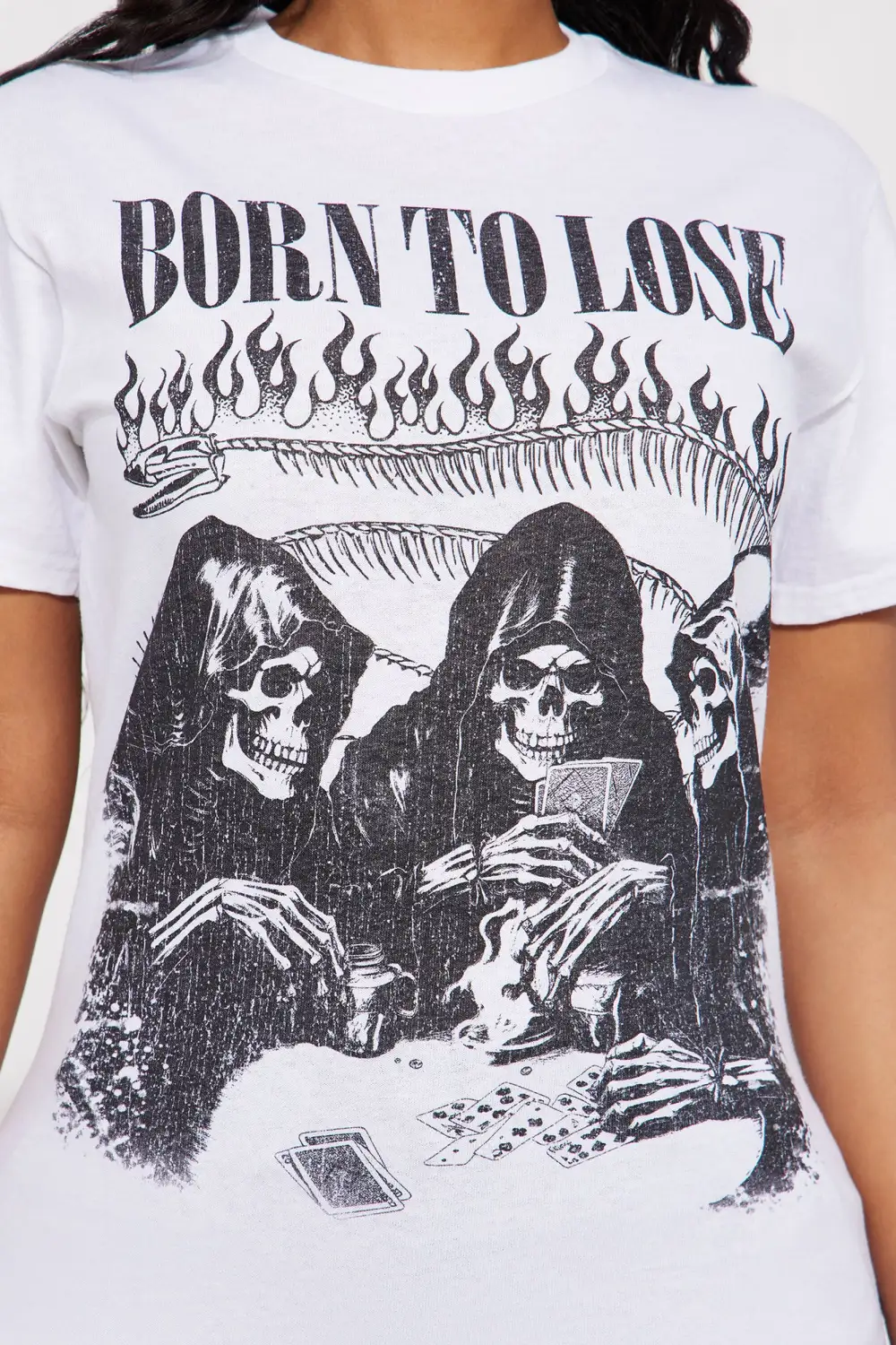 Losing Game Graphic Tee - White