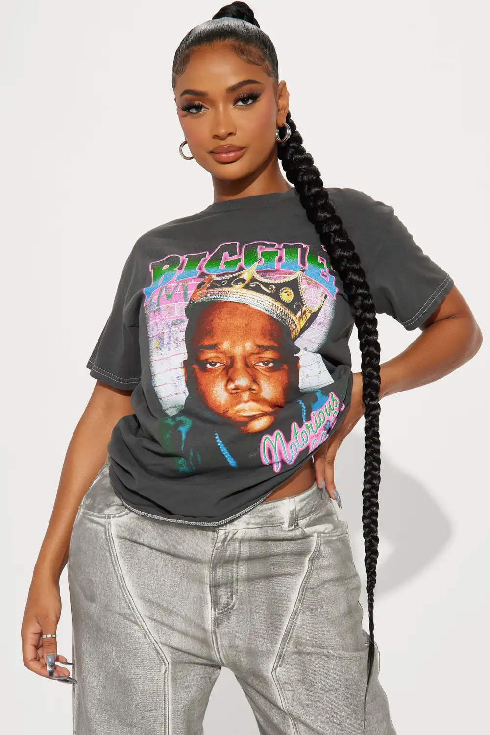 Sky's The Limit Biggie Tshirt - Black