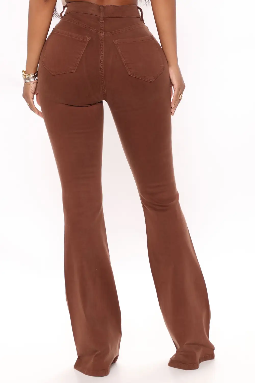 Deep In My Soul Flare Jeans - Brown