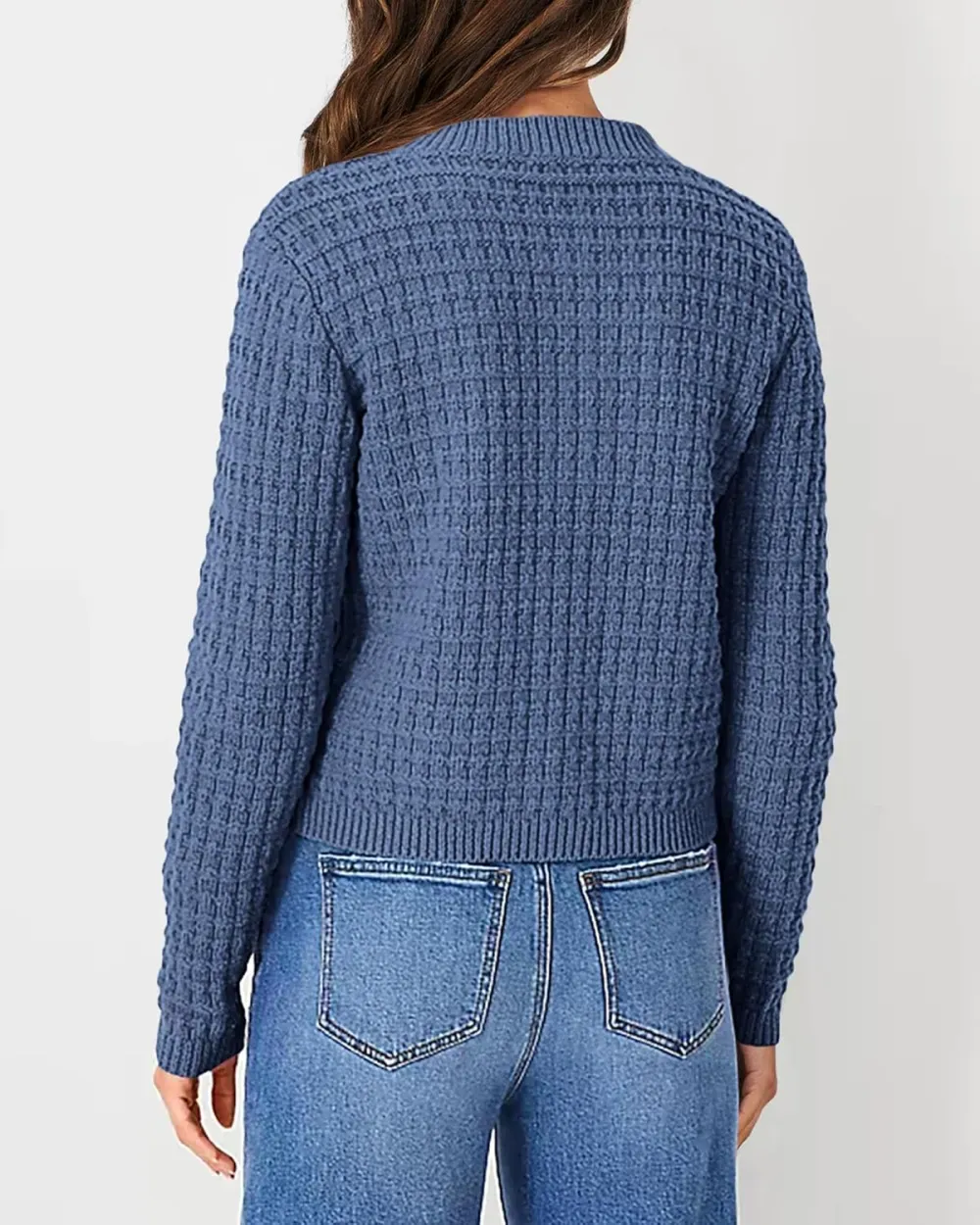 Women's Knit Cardigan Sweaters Casual Long Sleeve Open Front Button Down Trendy Jackets Outerwear