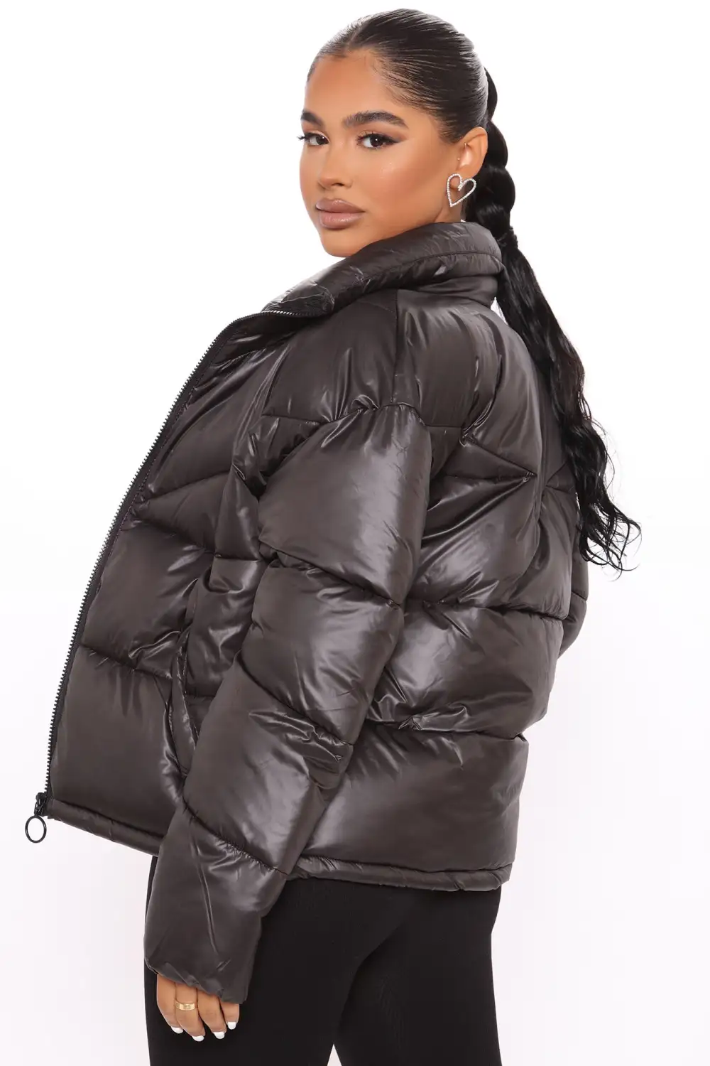 City Streets Puffer Jacket - Black