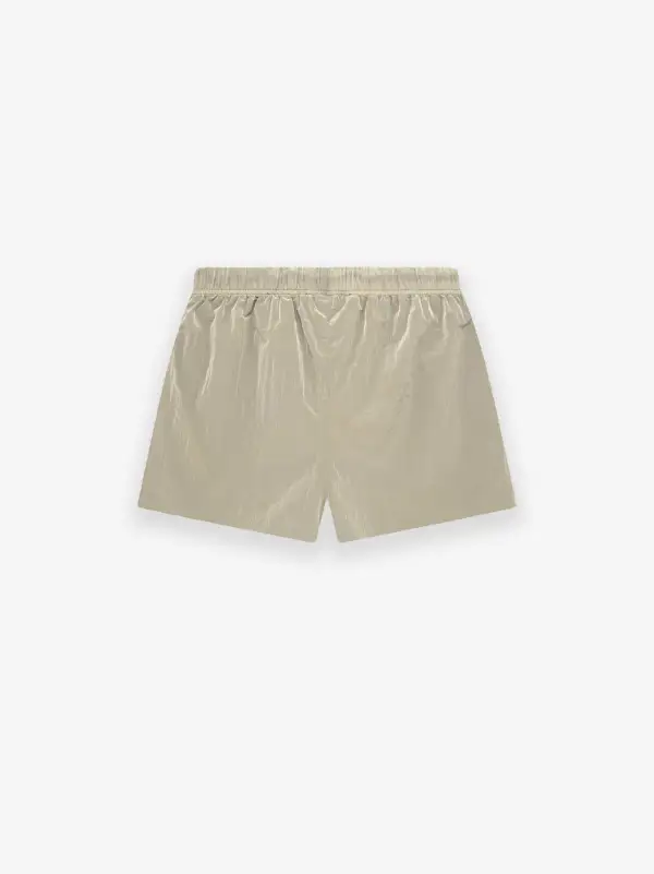 Crinkle Nylon Running Short