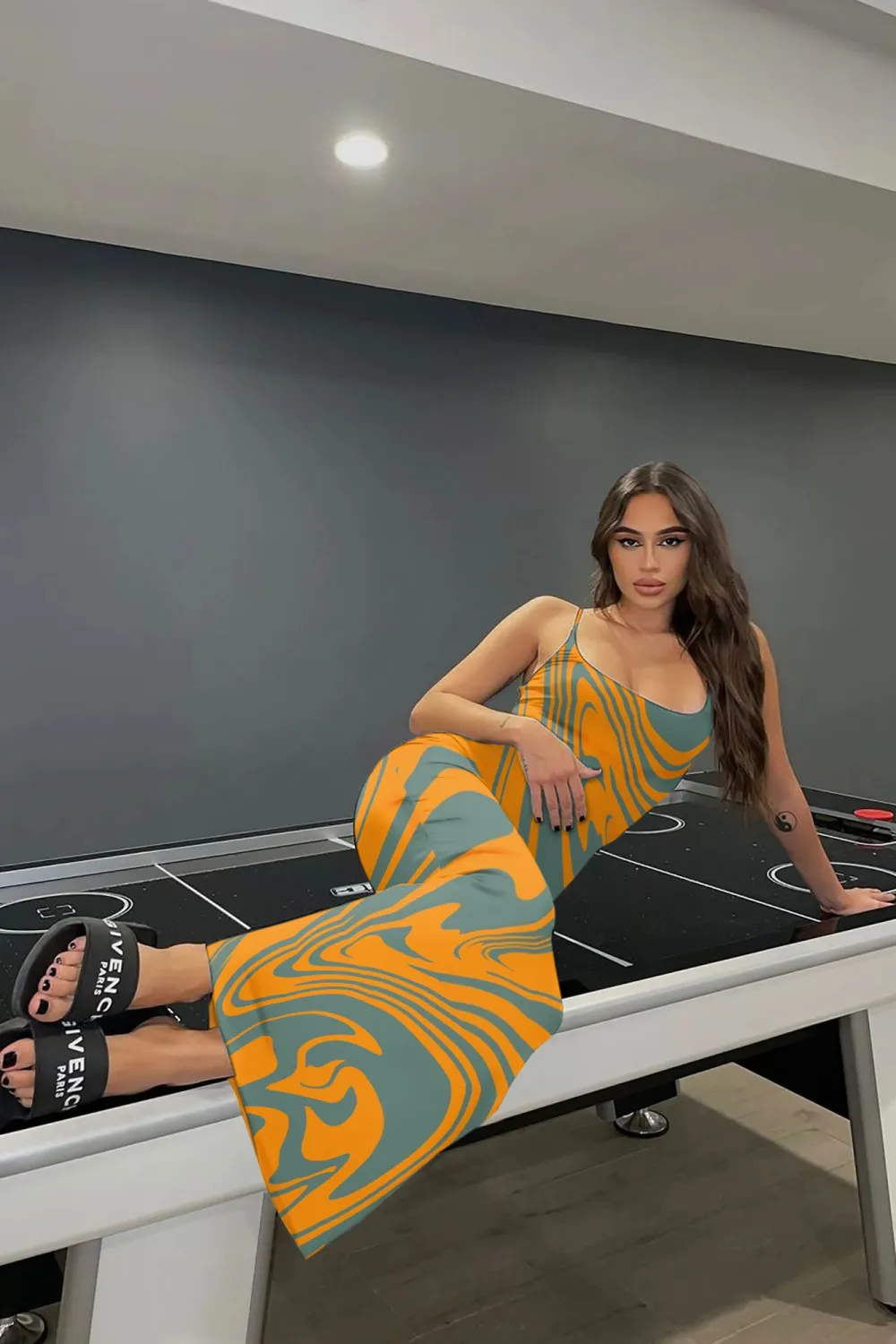 Ajay Maxi Dress - Orange