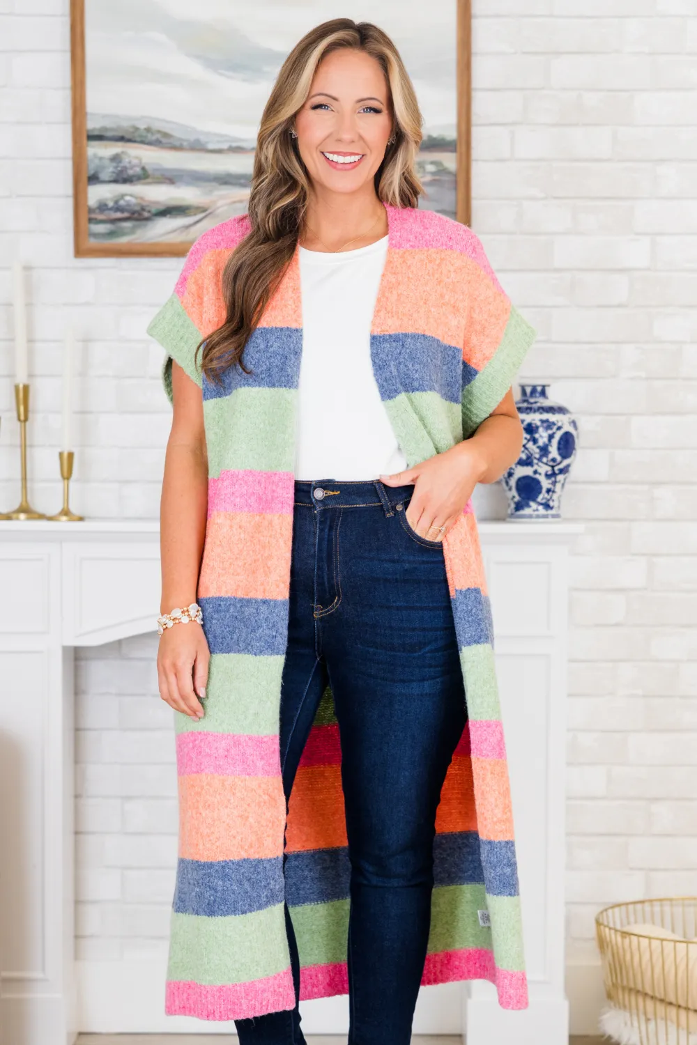 Call It A Hunch Cardigan, Multi
