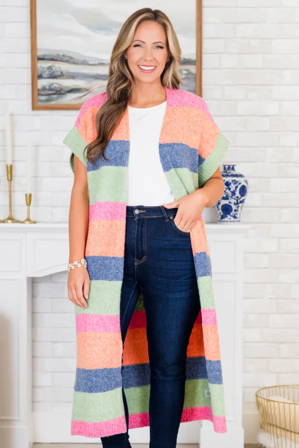 Call It A Hunch Cardigan, Multi