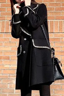 Hepburn Mid Length Lapel Coat