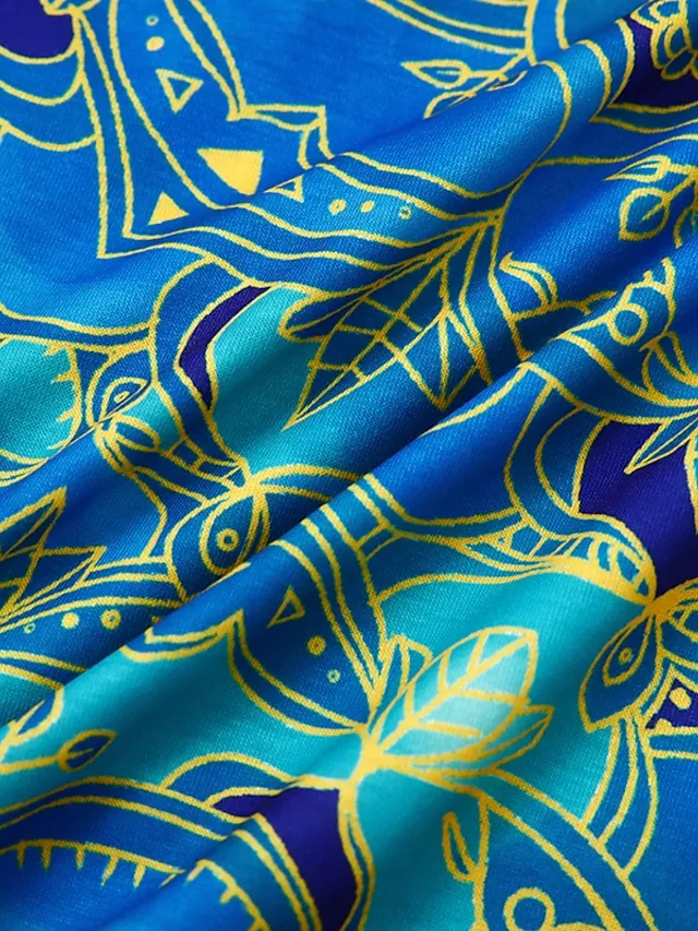 Women's Casual Dress Ethnic Dress Shift Dress Long Dress Maxi Dress Black Pink Wine Short Sleeve Floral Print Spring Summer Crew Neck Vintage Daily Vacation Weekend 2023 S M L XL XXL 3XL