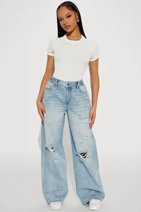 Do It Better Ribbed Bodysuit - Off White