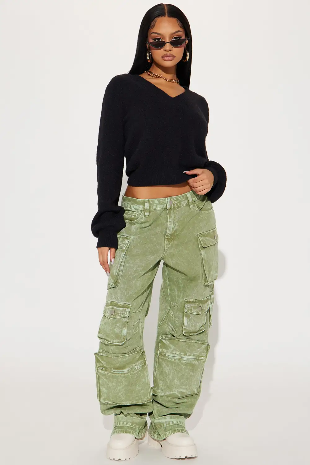 Cozy Girl Sweater - Black