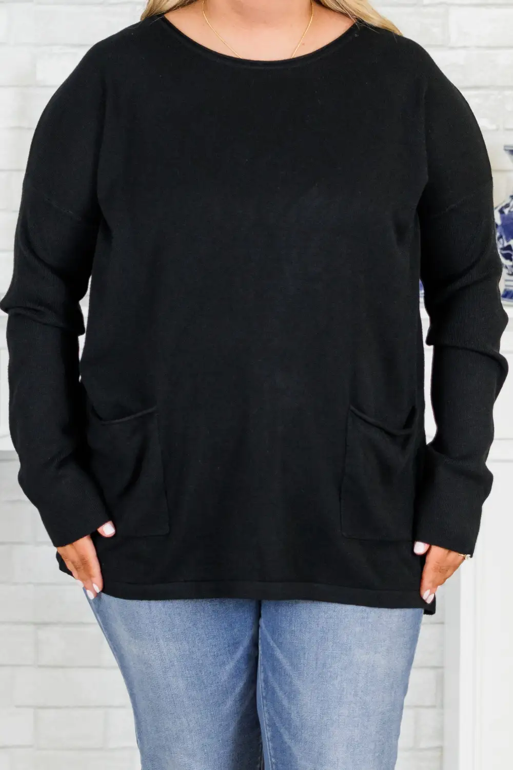 Fall into Fashion Sweater, Black