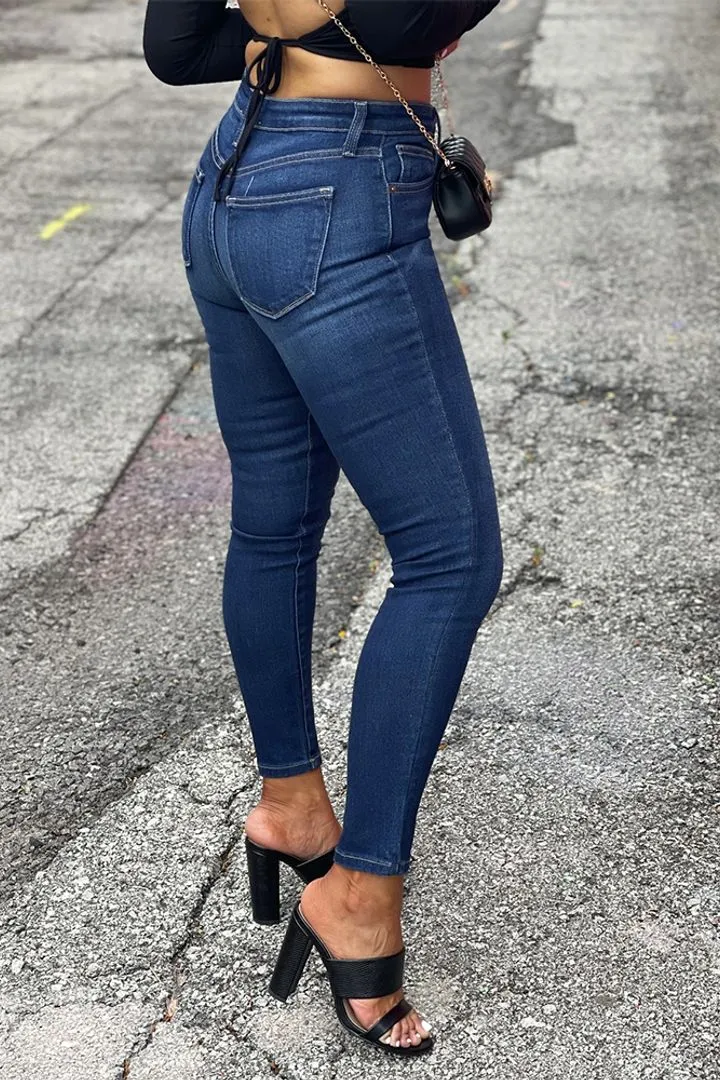 Thermo Lined High Stretch Skinny Jeans