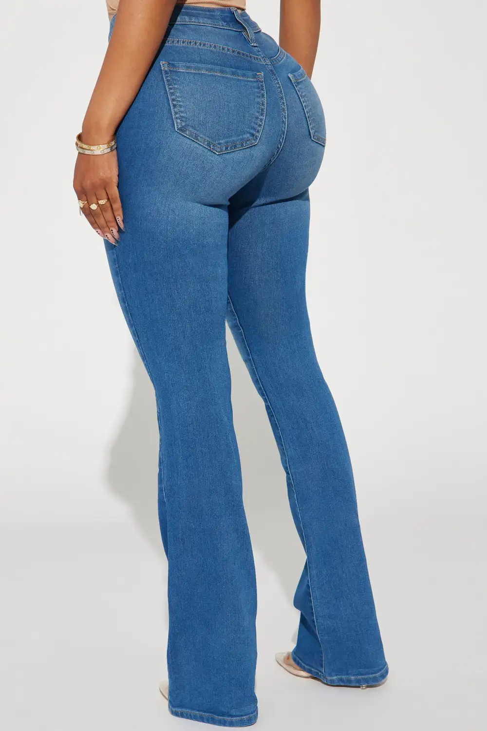 Flex Game Soft Stretch Bootcut Jeans - Medium Wash